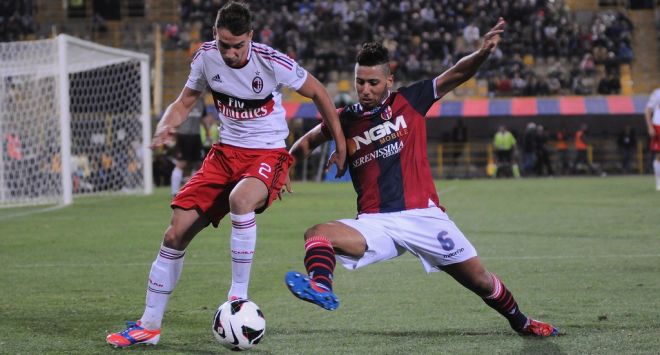 Mattia+De+Sciglio+Bologna+FC+v+AC+Milan