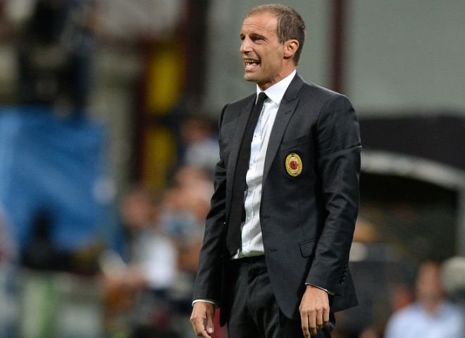 Massimiliano+Allegri+AC+Milan+v+PSV+Eindhoven+dmGGRK9mAMUx