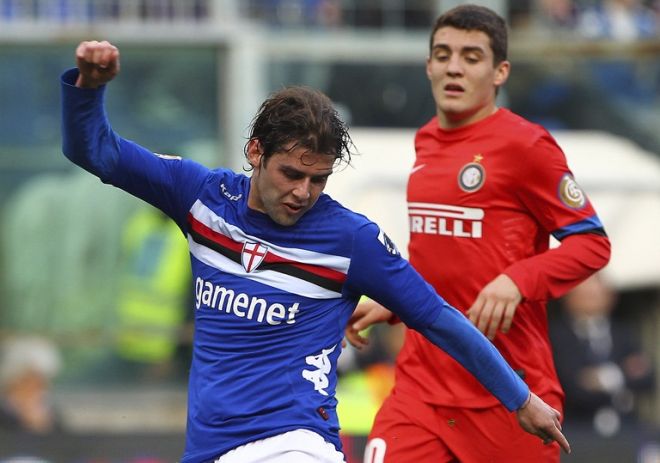 Andrea+Poli+UC+Sampdoria+v+FC+Internazionale