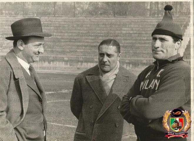 Stagione 1954-55, Toni Bellocchio, Giuseppe Meazza, Ettore Puricelli